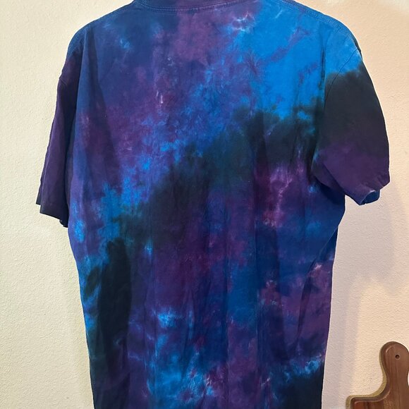 Liquid Blue Alice In Wonderland Shirt Blue Tie Dye - Picture 3 of 4